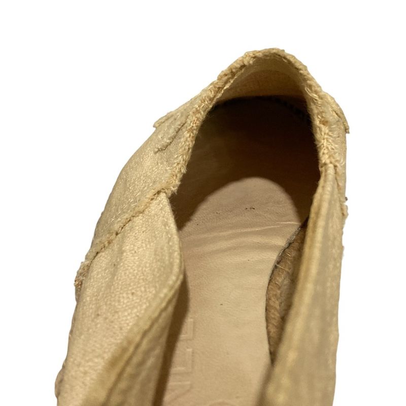 Chanel Coco Mark Espadrille Flat Shoes Size 36 23cm (9.06in) Equivalen