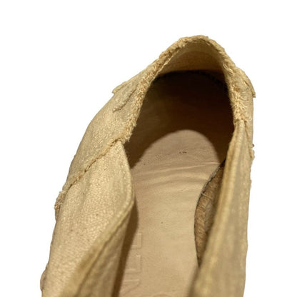 Chanel Coco Mark Espadrille Flat Shoes Size 36 23cm (9.06in) Equivalen