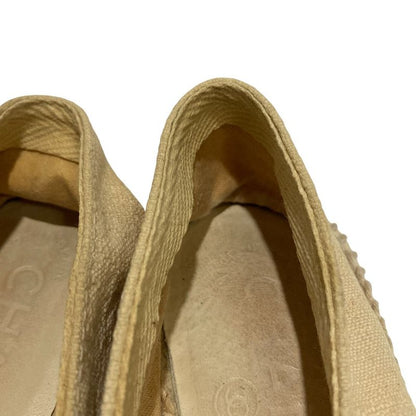 Chanel Coco Mark Espadrille Flat Shoes Size 36 23cm (9.06in) Equivalen