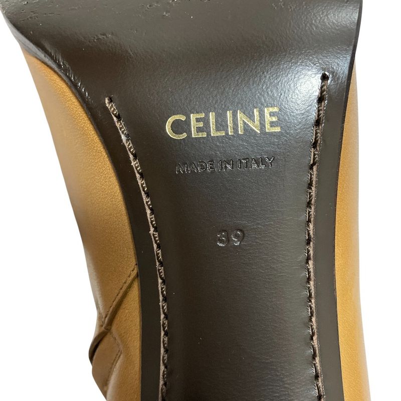 Celine Claude Triomphe Ankle Boots Size 39 Equivalent To 25.0cm (9.84in) Brown