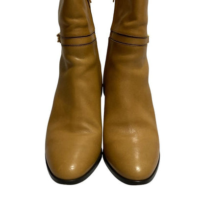 Celine Claude Triomphe Ankle Boots Size 39 Equivalent To 25.0cm (9.84in) Brown