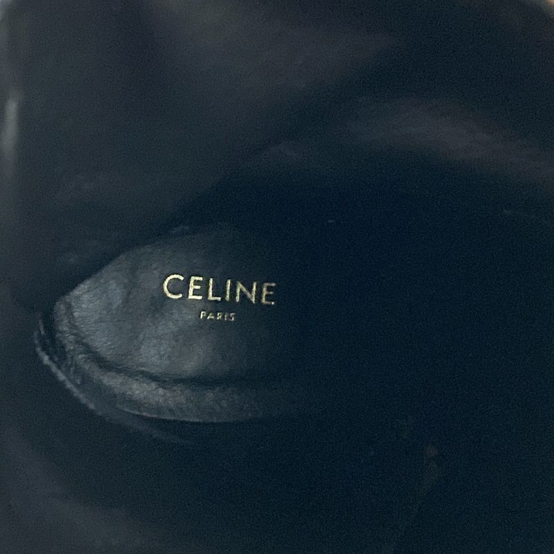 Celine Claude Triomphe Ankle Boots Size 39 Equivalent To 25.0cm (9.84in) Brown