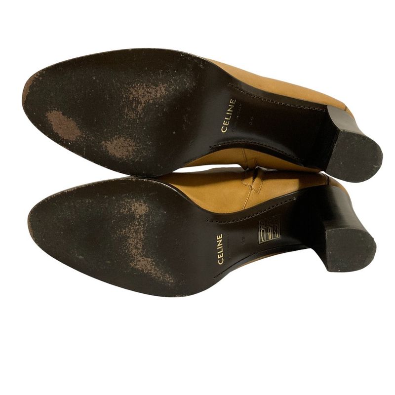 Celine Claude Triomphe Ankle Boots Size 39 Equivalent To 25.0cm (9.84in) Brown