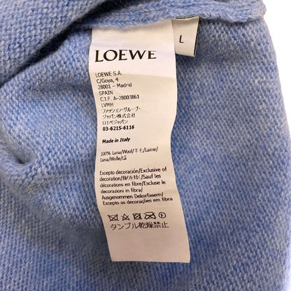 23AW Loewe Anagram Embroidery Asymmetric Knit H526y14keg Size L Multicolor
