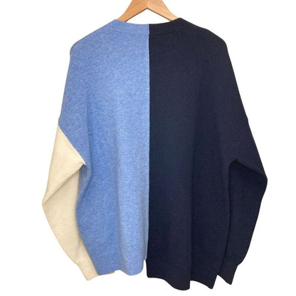 23AW Loewe Anagram Embroidery Asymmetric Knit H526y14keg Size L Multicolor