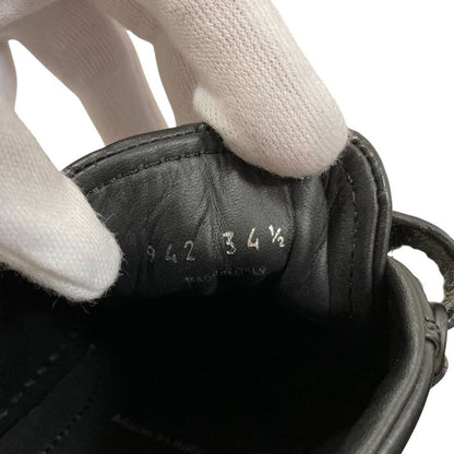 Prada Leather Velcro Sneakers Size 34.5 Approx 21.5cm (8.46in) Black White