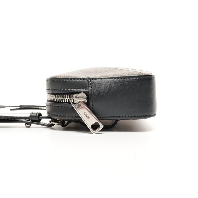 Fendi Shoulder Bag Zucca Diagonal Camera Case