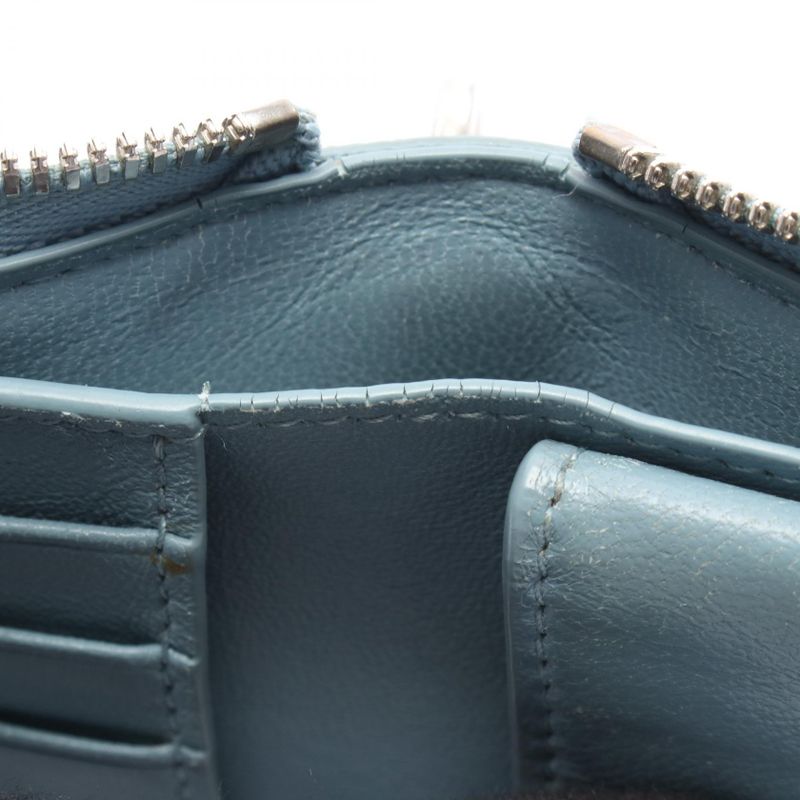 Balenciaga Round Wallet Essential Small Wallet Leather Round Zipper Wallet