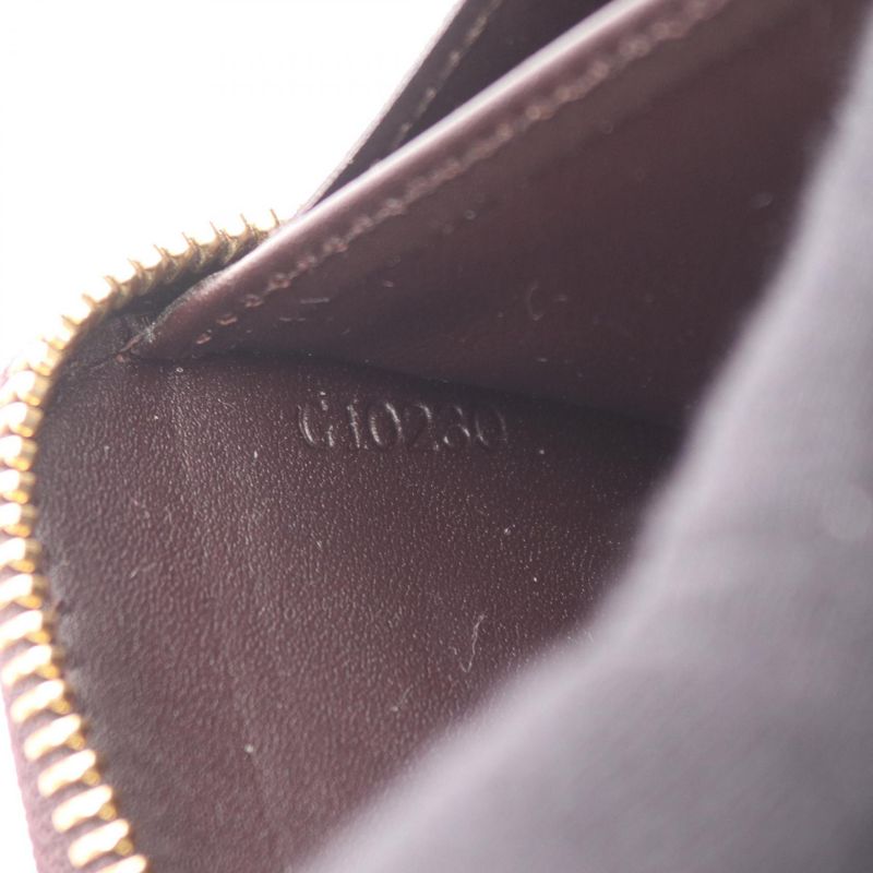 Louis Vuitton Round Long Wallet Zippy Wallet M93522 Amarant Leather Zippy