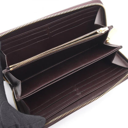 Louis Vuitton Round Long Wallet Zippy Wallet M93522 Amarant Leather Zippy