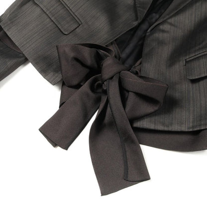 Hermes Wool Silk Jacket Women's Used A