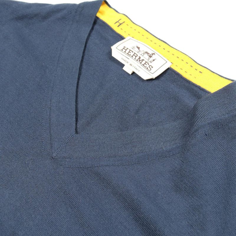 Hermes Knit Wool Sweater Men's Used A