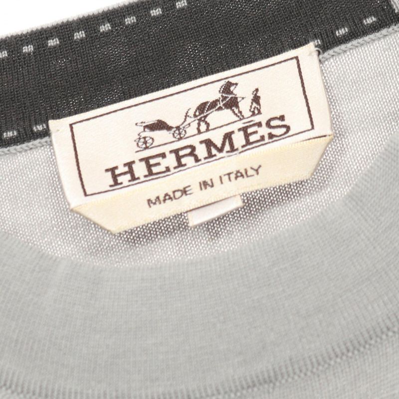 Hermes Knit Wool Sweater Men's Used A
