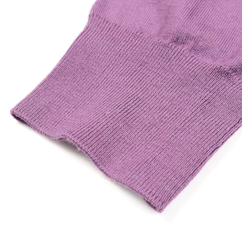 Hermes Knit Purple Wool Turtleneck Men's Used A