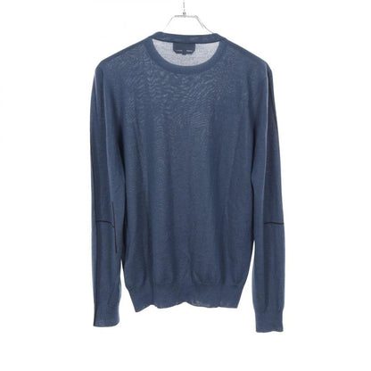 Hermes Knit Navy Cashmere Silk Knit Cashmere Silk Men's Used A