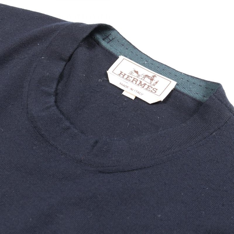 Hermes Knit Wool Sweater Men's Used B