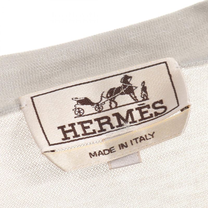 Hermes Knit Cotton Sweater Men's Used A