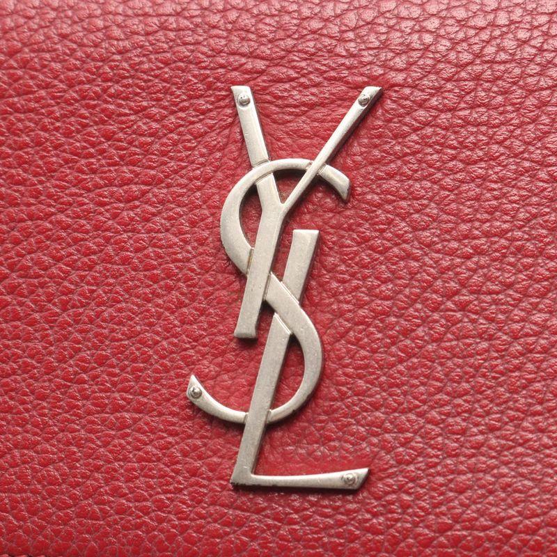 Saint Laurent Paris Shoulder Bag Sunset Medium 464673 Red Leather Sunset Medium