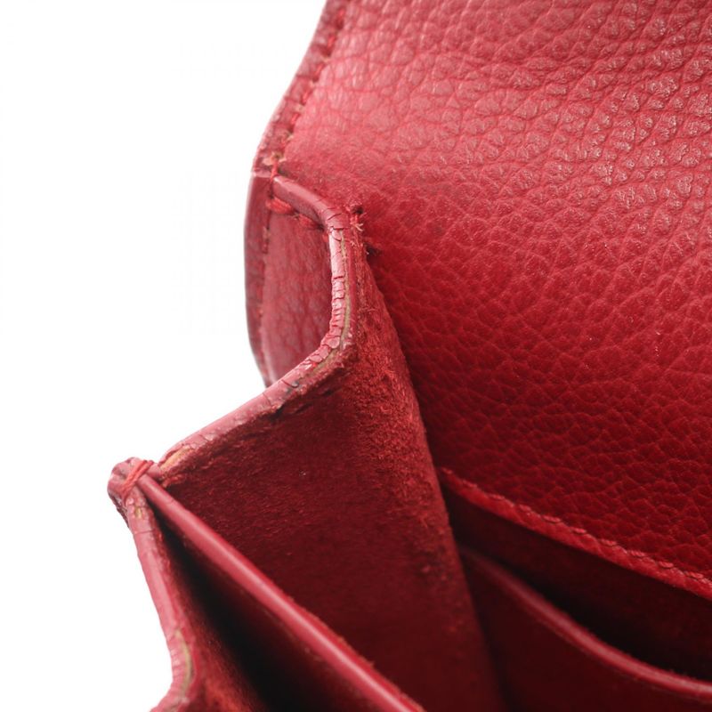 Saint Laurent Paris Shoulder Bag Sunset Medium 464673 Red Leather Sunset Medium
