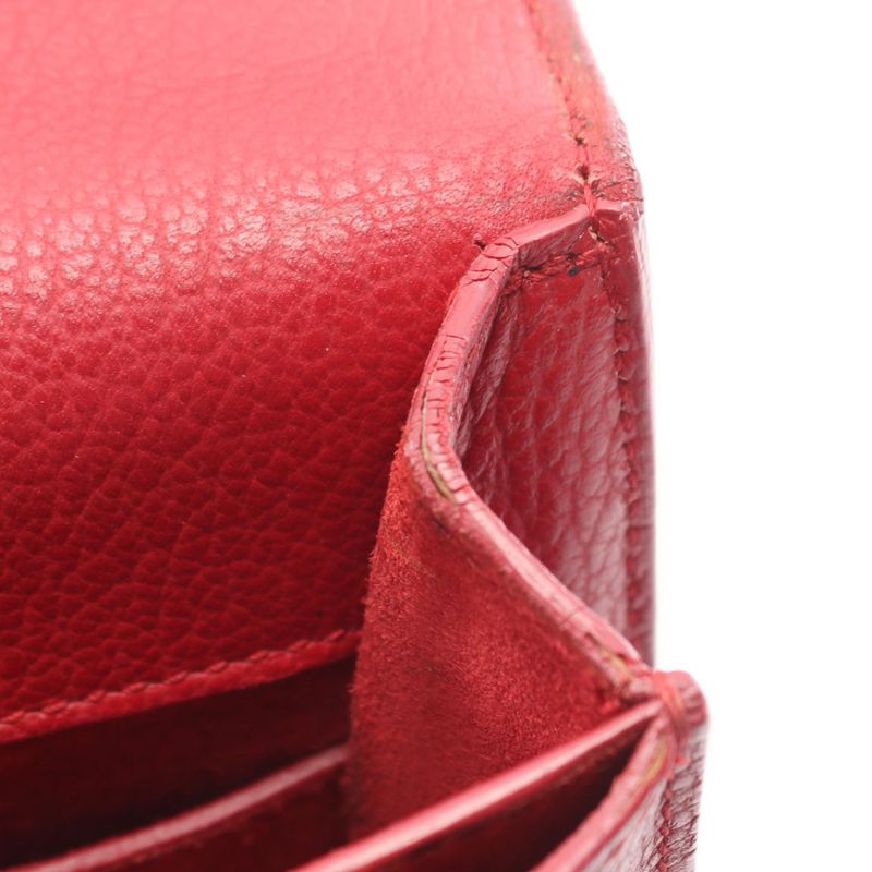 Saint Laurent Paris Shoulder Bag Sunset Medium 464673 Red Leather Sunset Medium