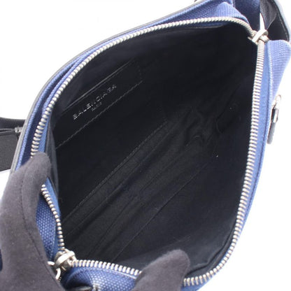 Balenciaga Waist Bag Body Bag Belt Bag 433625 Navy Black Canvas Leather Body