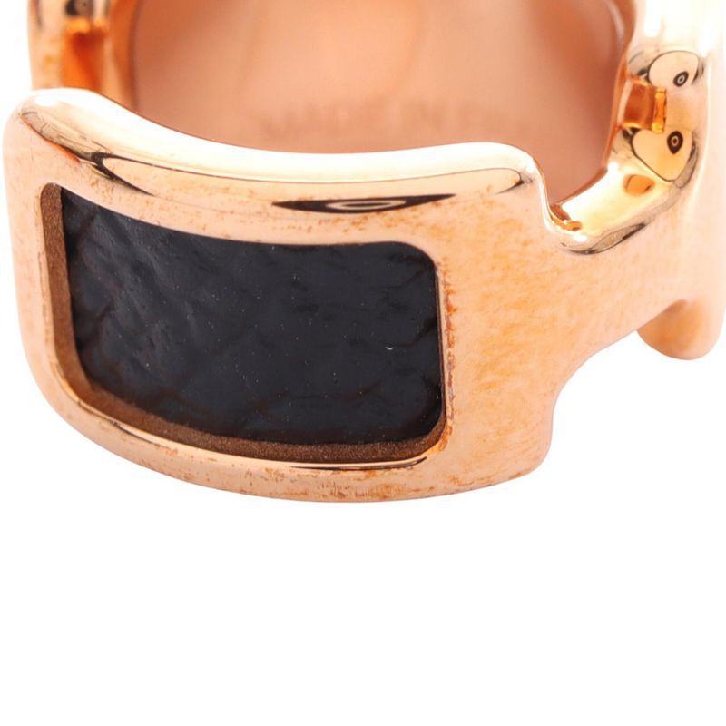 Hermes Olympe PM GP (gold Plated) Leather Ear Cuff Ladies Unused