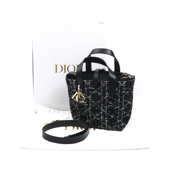 Dior Toujours Vertical Tote Bag Small 2way Shoulder Bag Black M2835odfg_m911