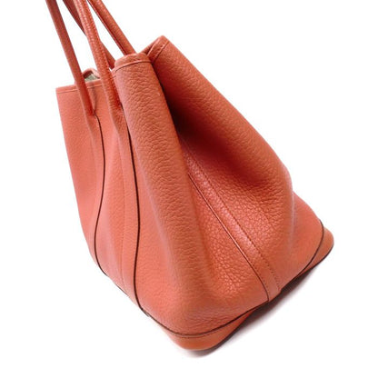 Hermes Garden Party 36 Handbag Rouge Pivoine 064423ck Ladies P Stamp Used