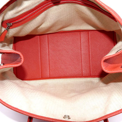 Hermes Garden Party 36 Handbag Rouge Pivoine 064423ck Ladies P Stamp Used