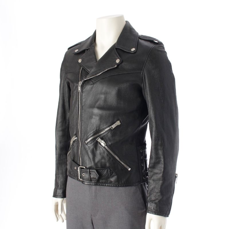 Saint Laurent 15 Years Edit Liman Period Lamb Leather Side Lace Up Double
