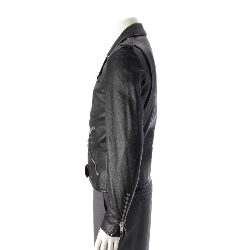 Saint Laurent 15 Years Edit Liman Period Lamb Leather Side Lace Up Double