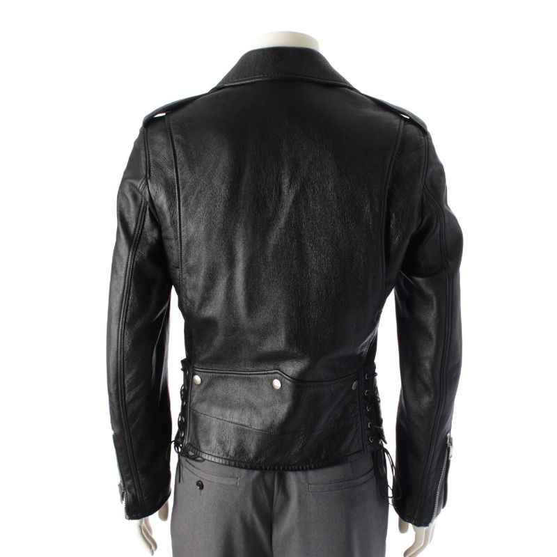 Saint Laurent 15 Years Edit Liman Period Lamb Leather Side Lace Up Double