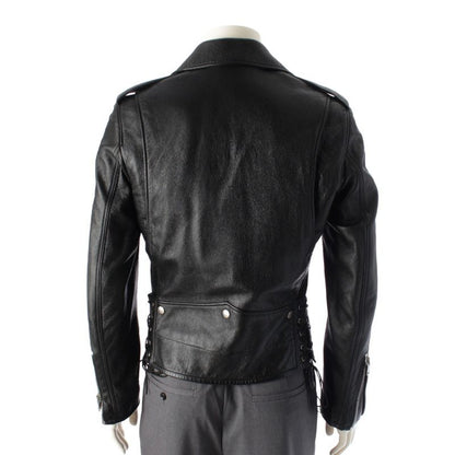 Saint Laurent 15 Years Edit Liman Period Lamb Leather Side Lace Up Double