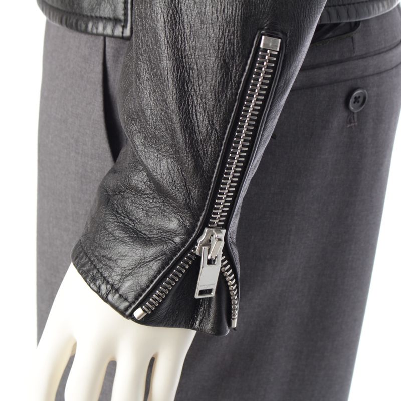 Saint Laurent 15 Years Edit Liman Period Lamb Leather Side Lace Up Double