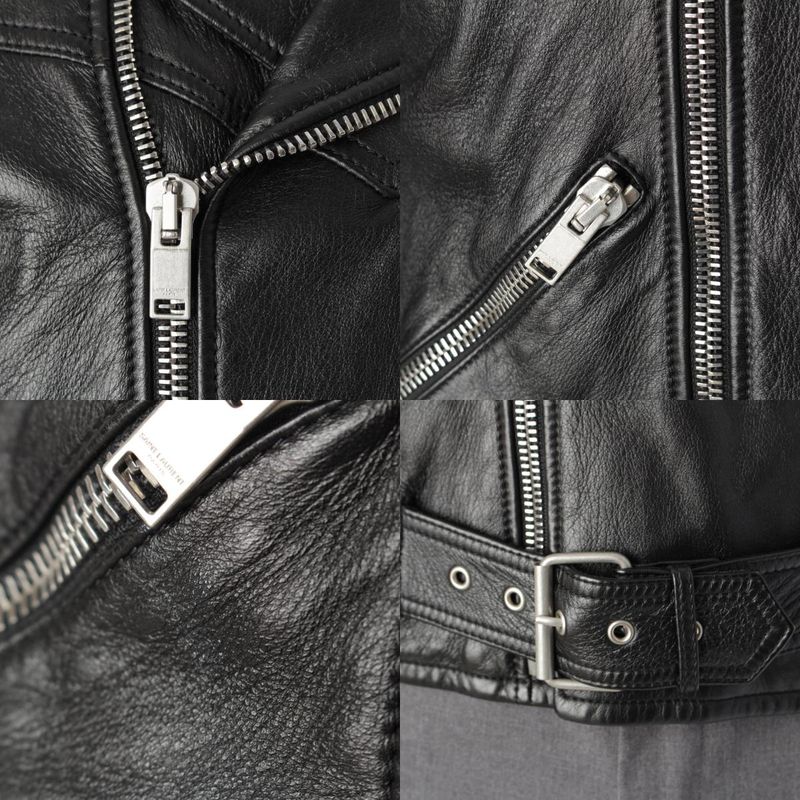 Saint Laurent 15 Years Edit Liman Period Lamb Leather Side Lace Up Double