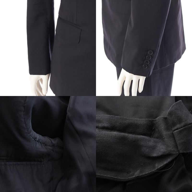 Saint Laurent 12 Years Wool Silk Eddy Period Eddy Liman 2B Suit Jacket Slacks