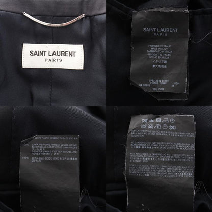 Saint Laurent 12 Years Wool Silk Eddy Period Eddy Liman 2B Suit Jacket Slacks