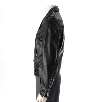 Saint Laurent 16AW L01 Cowhide Distressed Double Riders Jacket Outerwear 397290