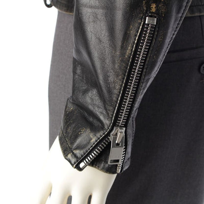 Saint Laurent 16AW L01 Cowhide Distressed Double Riders Jacket Outerwear 397290