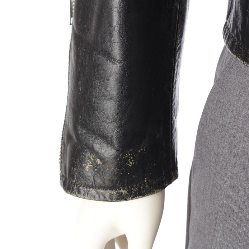 Saint Laurent 16AW L01 Cowhide Distressed Double Riders Jacket Outerwear 397290