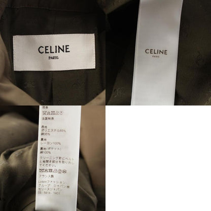 Celine Eddie Period Triomphe Trench Coat Outerwear 2m0150851 Khaki 34