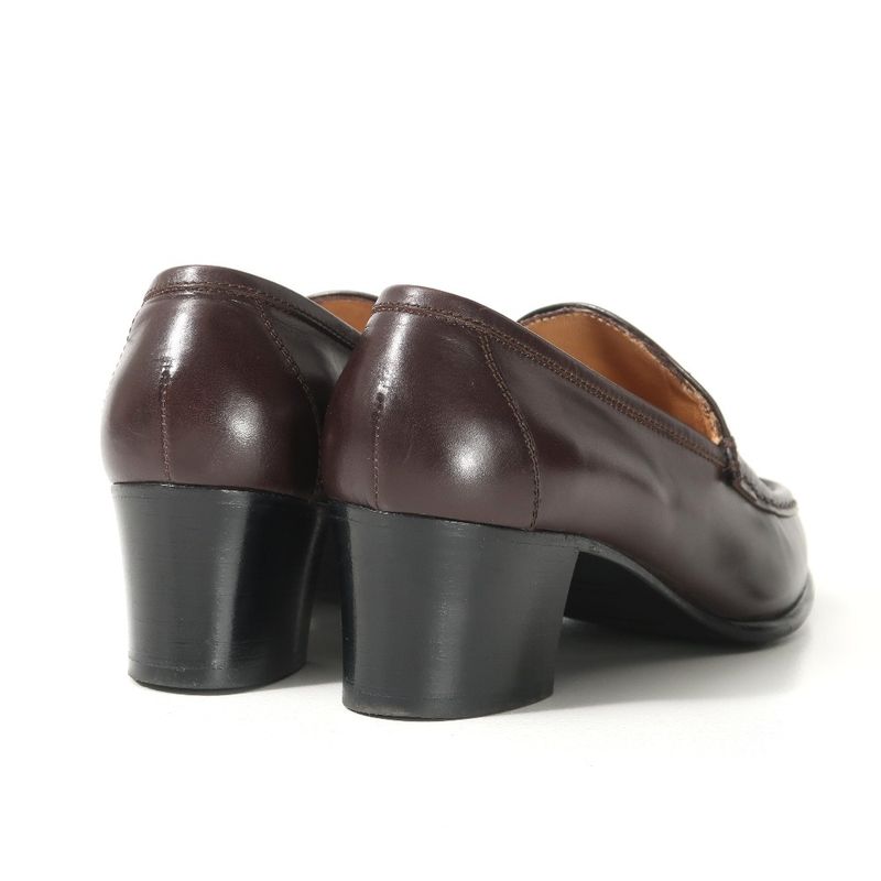 Hermes Constance Loafer 37 Buckle Dark Brown