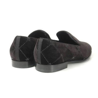 Louis Vuitton Auteuil Loafers 5.5 Velour Slip Ons