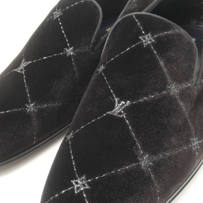 Louis Vuitton Auteuil Loafers 5.5 Velour Slip Ons