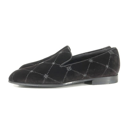 Louis Vuitton Auteuil Loafers 5.5 Velour Slip Ons