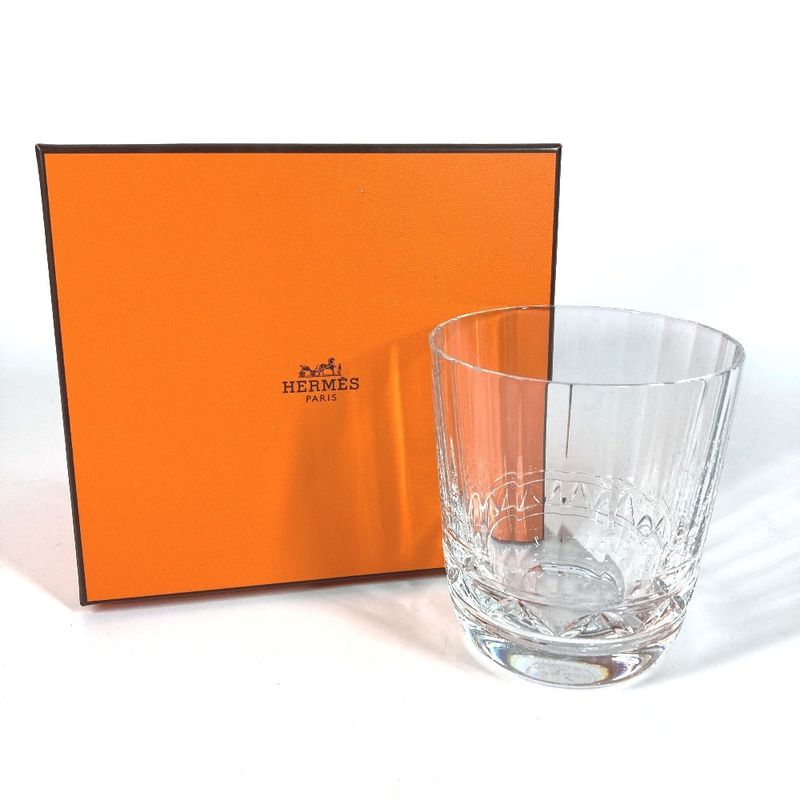 Hermes Glass Goblet <iskender> PM P010131p Glass Clear