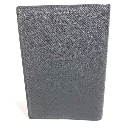 Balenciaga Passport Case Logo 787742 Leather Black