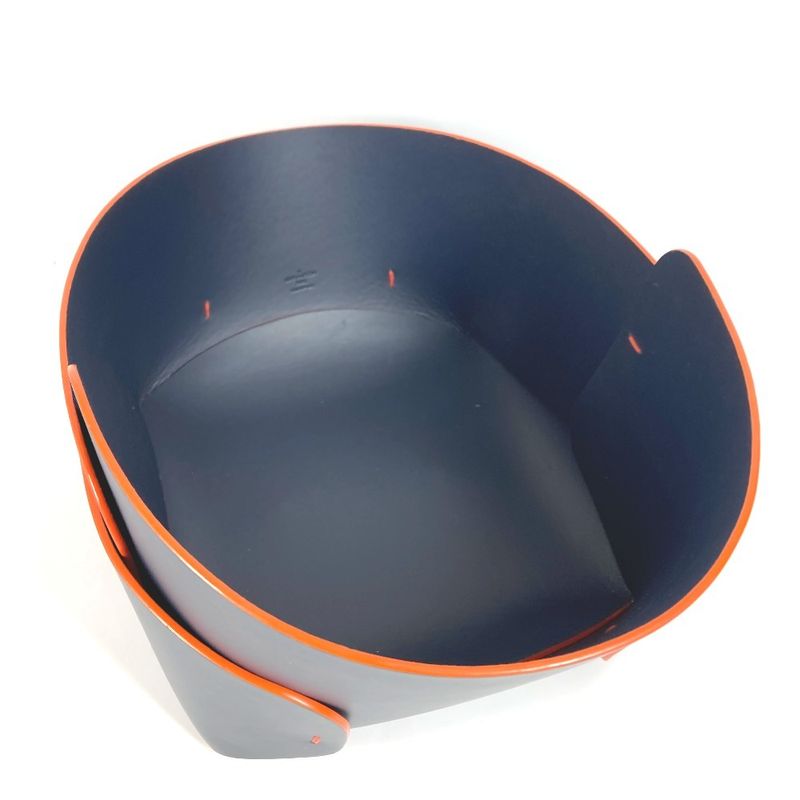 Louis Vuitton Object Overlay Bowl Leather Navy