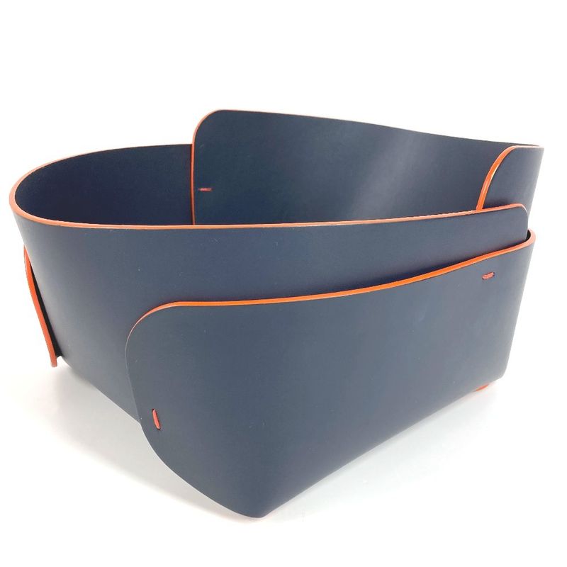 Louis Vuitton Object Overlay Bowl Leather Navy