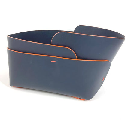 Louis Vuitton Object Overlay Bowl Leather Navy